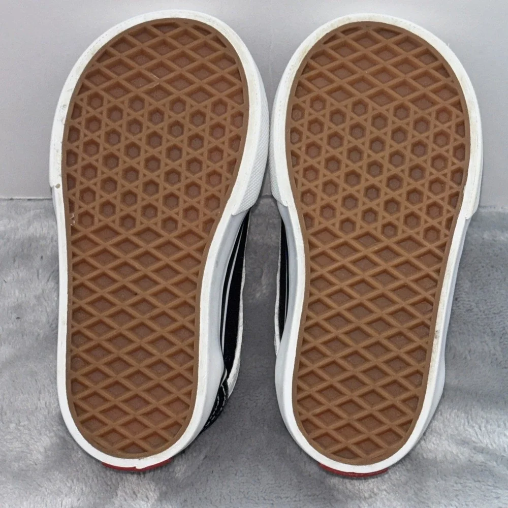 Vans Old Skool Toddler Shoes Black/White Size 5